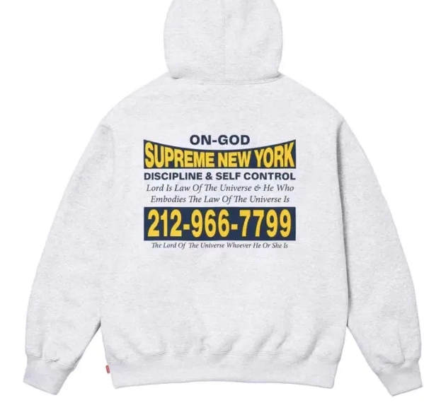 L SWEATSHIRT HOODED XL Sapphire M GOD Black&Grey S FW24 ON 0921